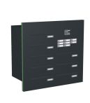 Knobloch Briefkastenanlage TS83-G, Farbe: RAL 7016 Anthrazitgrau glatt matt