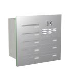 Knobloch Briefkastenanlage TS83-G-E, Farbe: Edelstahl