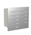 Knobloch Briefkastenanlage TS90-G-E, Farbe: Edelstahl