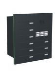 Knobloch Briefkastenanlage TS91-G, Farbe: RAL 7016 Anthrazitgrau glatt matt