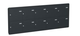 Knobloch Briefkastenanlage UP100-120, Farbe: RAL 7016 Anthrazitgrau glatt matt