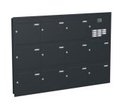 Knobloch Briefkastenanlage UP112-110, Farbe: RAL 7016 Anthrazitgrau glatt matt