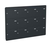 Knobloch Briefkastenanlage UP120-120, Farbe: RAL 7016 Anthrazitgrau glatt matt