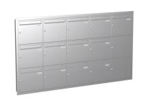 Knobloch Briefkastenanlage UP130-110-E, Farbe: Edelstahl