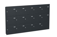 Knobloch Briefkastenanlage UP140-110, Farbe: RAL 7016 Anthrazitgrau glatt matt