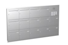 Knobloch Briefkastenanlage UP141-110-E, Farbe: Edelstahl