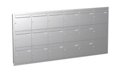 Knobloch Briefkastenanlage UP160-110-E, Farbe: Edelstahl