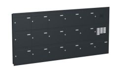 Knobloch Briefkastenanlage UP161-110, Farbe: RAL 7016 Anthrazitgrau glatt matt