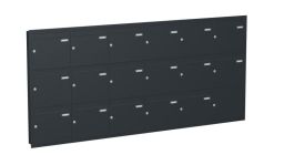 Knobloch Briefkastenanlage UP170-110, Farbe: RAL 7016 Anthrazitgrau glatt matt