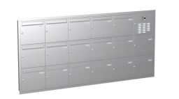 Knobloch Briefkastenanlage UP173-110-E, Farbe: Edelstahl