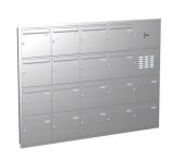 Knobloch Briefkastenanlage UP183-110-E, Farbe: Edelstahl
