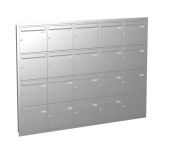 Knobloch Briefkastenanlage UP190-110-E, Farbe: Edelstahl