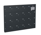 Knobloch Briefkastenanlage UP192-110, Farbe: RAL 7016 Anthrazitgrau glatt matt