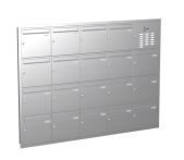 Knobloch Briefkastenanlage UP193-110-E, Farbe: Edelstahl