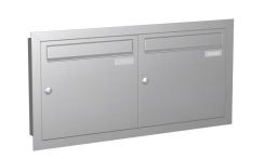 Knobloch Briefkastenanlage UP20-110B-E, Farbe: Edelstahl