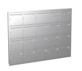 Knobloch Briefkastenanlage UP200-110-E, Farbe: Edelstahl