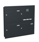 Knobloch Briefkastenanlage UP33-110, Farbe: RAL 7016 Anthrazitgrau glatt matt