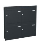 Knobloch Briefkastenanlage UP40-110, Farbe: RAL 7016 Anthrazitgrau glatt matt