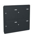 Knobloch Briefkastenanlage UP40-120, Farbe: RAL 7016 Anthrazitgrau glatt matt