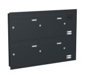 Knobloch Briefkastenanlage UP41-110, Farbe: RAL 7016 Anthrazitgrau glatt matt