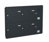 Knobloch Briefkastenanlage UP41-120, Farbe: RAL 7016 Anthrazitgrau glatt matt