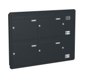 Knobloch Briefkastenanlage UP42-120, Farbe: RAL 7016 Anthrazitgrau glatt matt