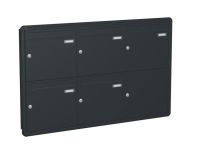 Knobloch Briefkastenanlage UP50-120, Farbe: RAL 7016 Anthrazitgrau glatt matt
