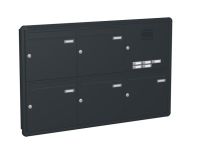 Knobloch Briefkastenanlage UP51-120, Farbe: RAL 7016 Anthrazitgrau glatt matt