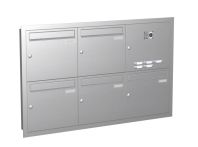 Knobloch Briefkastenanlage UP53-110-E, Farbe: Edelstahl