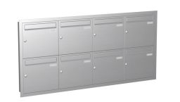 Knobloch Briefkastenanlage UP80-110-E, Farbe: Edelstahl