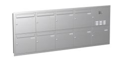 Knobloch Briefkastenanlage UP92-110-E, Farbe: Edelstahl