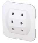 Kopp Adapter Euro Kopp 3 fach arktis weiß