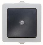 Kopp Taster Nautic beleuchtbar AP-FR grau