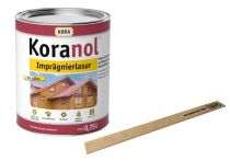 Koranol Imprägnierlasur Silbergrau inkl. Rührholz