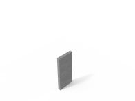 Kortmann Filgrano Stele Stärke: 100 mm Seidengrau