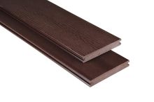 Kovalex WPC-Terrassendiele mit Struktur Schokobraun - 145x20 mm Massiv | Längen-Zuschnitt