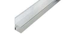Kovalex Alu-Wandabschluss inkl. Alu-Befestigungsprofil Silberfarben 250 cm