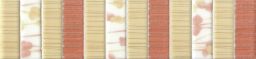 Lasselsberger Dekor 7,8x33cm SAMBA WLAK4002 gelb-terracotta matt