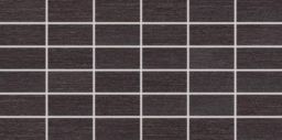 Lasselsberger Mosaik 30x60cm FASHION DDMBG624 5x10 schwarz matt