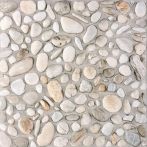 Lasselsberger Bodenfliese 33x33cm PEBBLES DAR3B700 weiß Relief