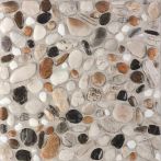 Lasselsberger Bodenfliese 33x33cm PEBBLES DAR3B701 mehrfarbig Relief