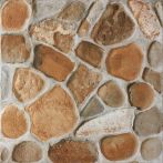 Lasselsberger Bodenfliese 33x33cm PEBBLES DAR3B703 terracotta Relief