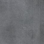 Lasselsberger Stufe 33x33cm FORM DCP3B697 dunkelgrau matt