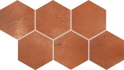 Lasselsberger Dekor 21x37cm VIA DDVT8712 terracotta Relief