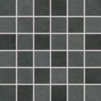 Lasselsberger Mosaik 30x30cm EXTRA DDM06725 5x5 schwarz Relief