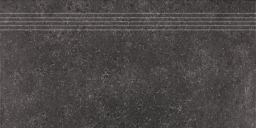 Lasselsberger Stufe 30x60cm BASE DCPSE433 dunkelgrau Relief
