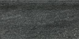 Lasselsberger Stufe 30x60cm QUARZIT DCVSE739 schwarz Relief