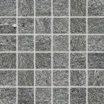Lasselsberger Mosaik 30x30cm QUARZIT DDM06738 5x5 dunkelgrau Relief
