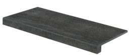 Lasselsberger Längsschenkel 40x80cm QUARZIT DCF84739 schwarz matt