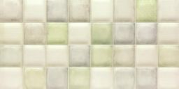 Lasselsberger Wandfliese 20x40cm RETRO WARMB525 grün mehrfarbig glänzend